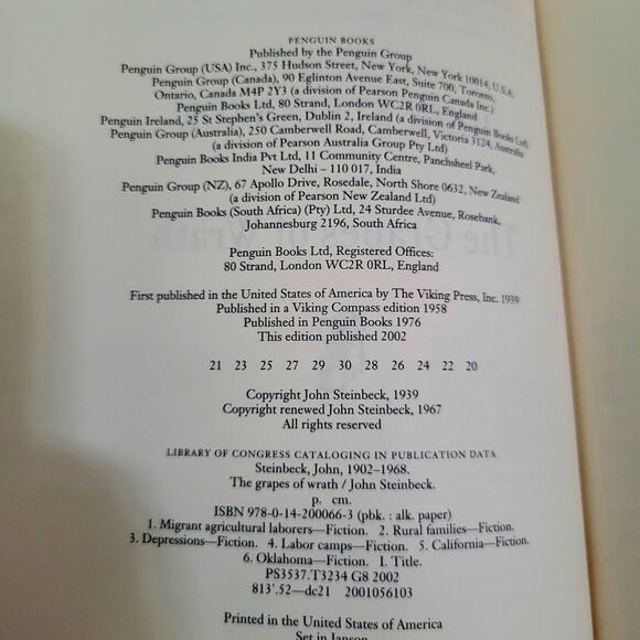 The Grapes of Wrath (Centennial Edition) - Picture 6 of 6